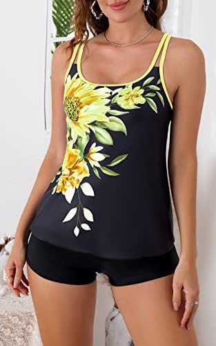 Tummy Control Long Torso Tankini Swimsuits