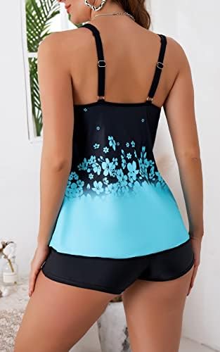Tummy Control Long Torso Tankini Swimsuits