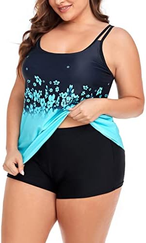 Tummy Control Long Torso Tankini Swimsuits