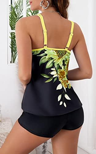 Tummy Control Long Torso Tankini Swimsuits