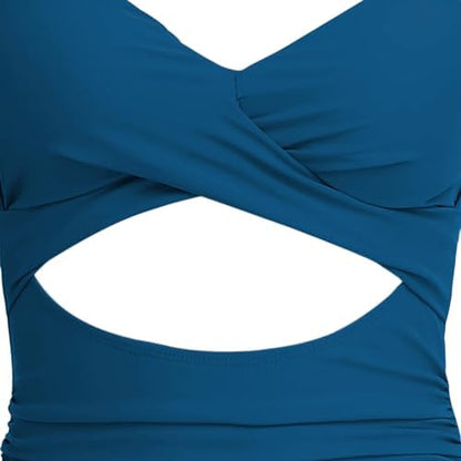 Cutout High Waisted One Piece Swimsuits